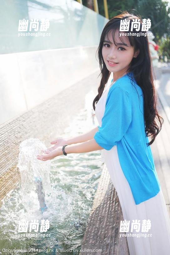 MyGirl美媛馆 - 潘娇娇在海边的作品，直接把我从炎热的夏天送到了海洋深处。