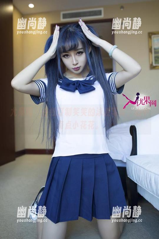 尤果网-笑笑 尤果网 - 在线订制笑笑的泳装写真,心中有点小花花。